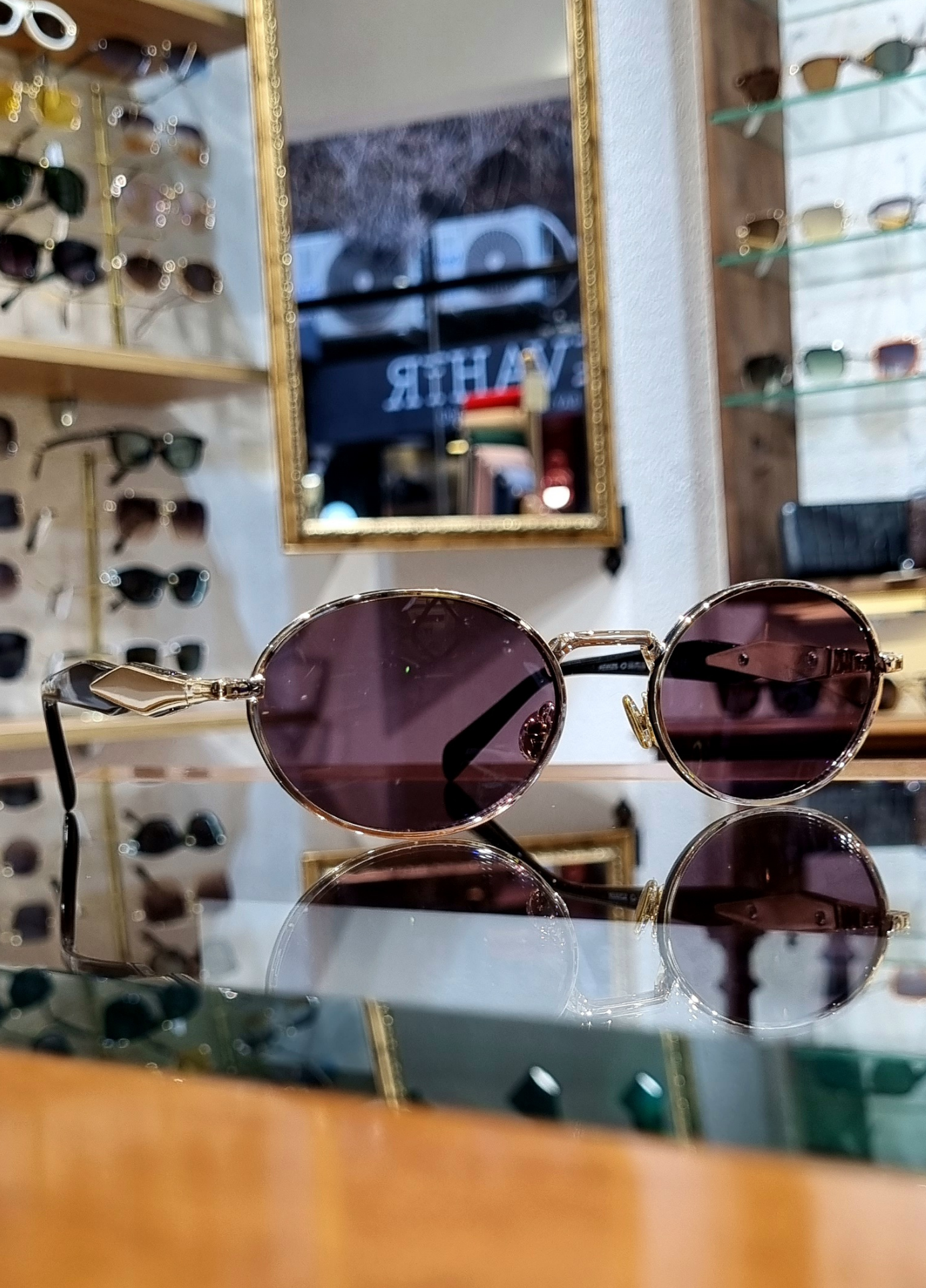 Perla Mor Gold Antirefle Cam Güneş Gözlüğü