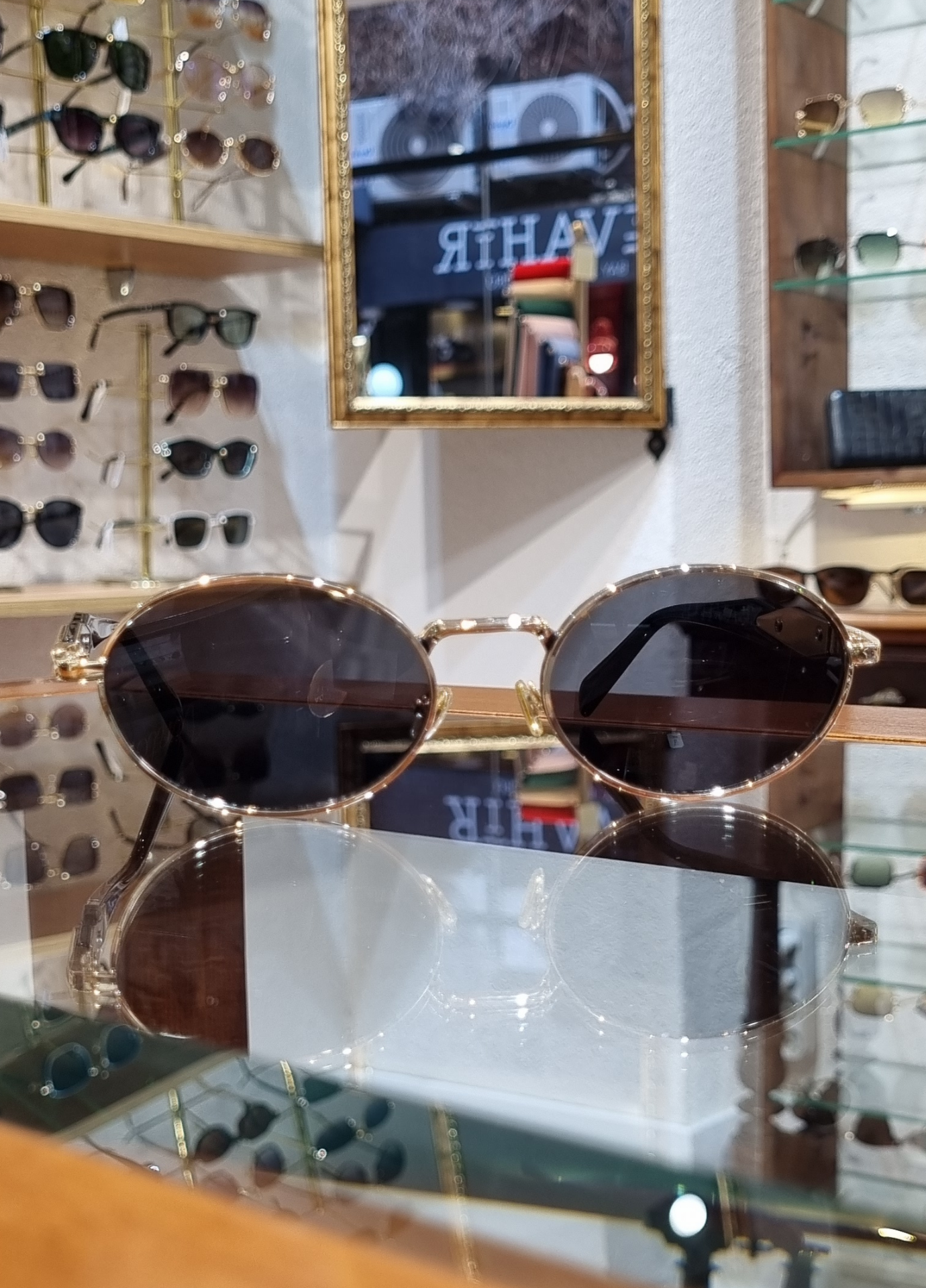 Perla Siyah Gold Antirefle Cam Güneş Gözlüğü