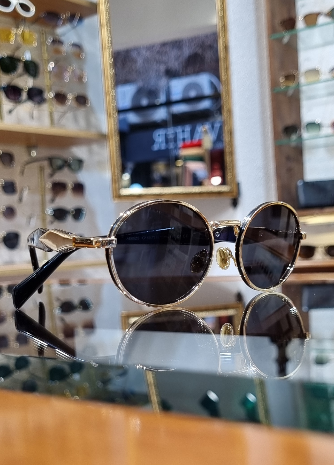Perla Siyah Gold Antirefle Cam Güneş Gözlüğü