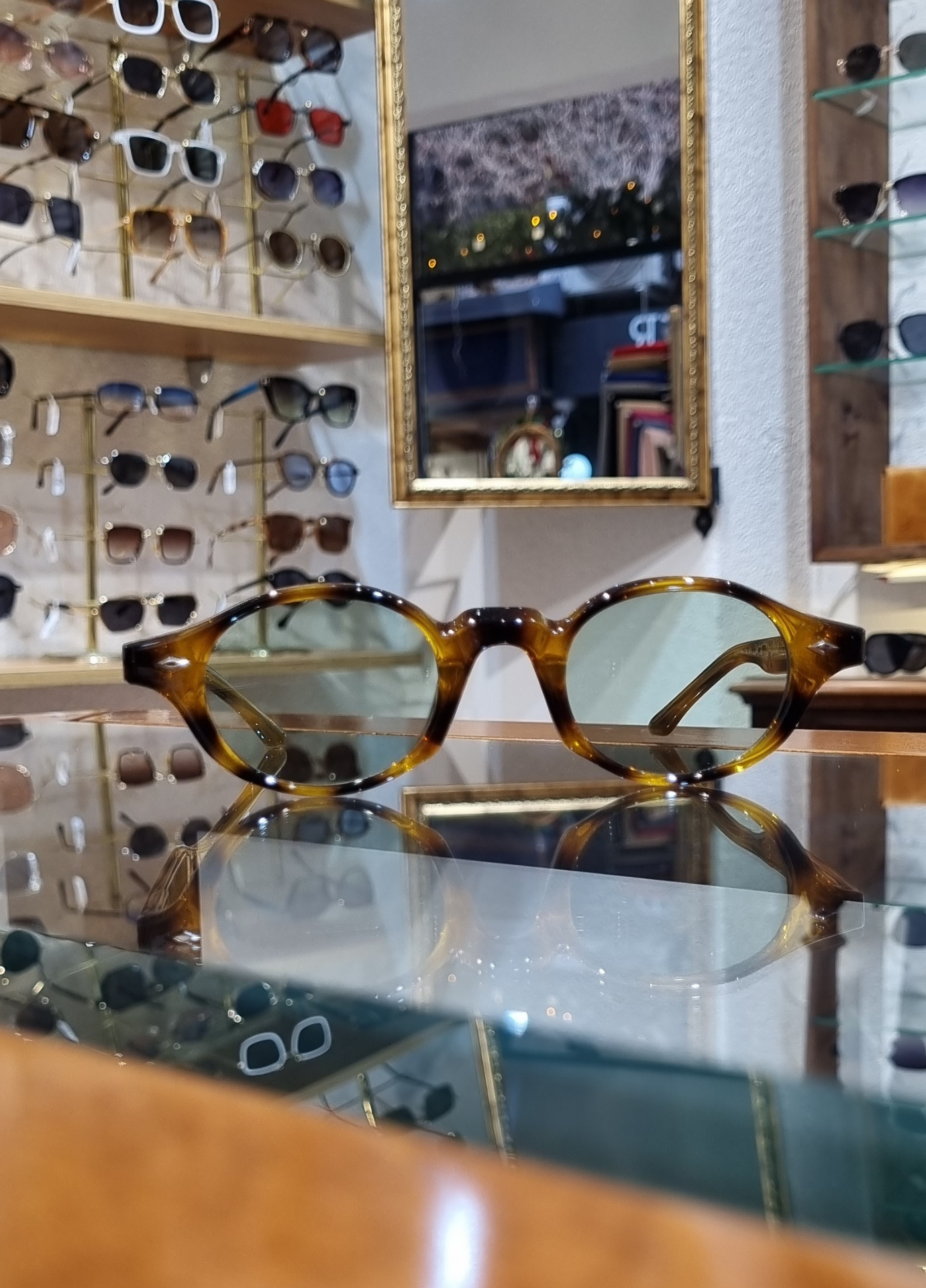 Venezia Kaplumbağa Desen Yeşil Cam Güneş Gözlüğü