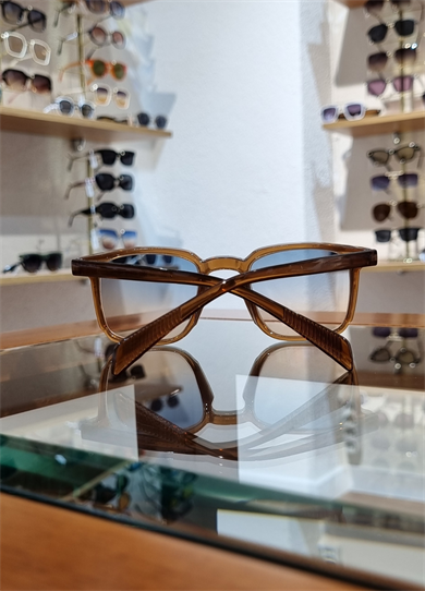 Amy Bal Çerçeve Mavi Sarı Geçişli Lens Güneş Gözlüğü 