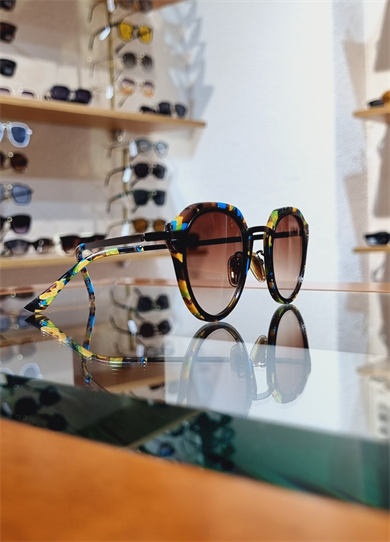 Dante Tasarım Desenli Çerçeve Kahve Lens Güneş Gözlüğü