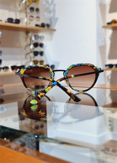 Dante Tasarım Desenli Çerçeve Kahve Lens Güneş Gözlüğü