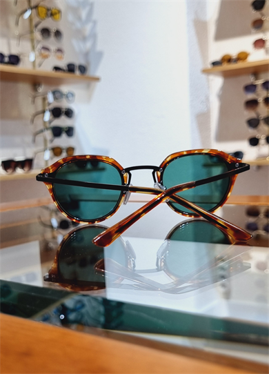 Dante Tasarım Orange Desenli Yeşil Lens Güneş Gözlüğü