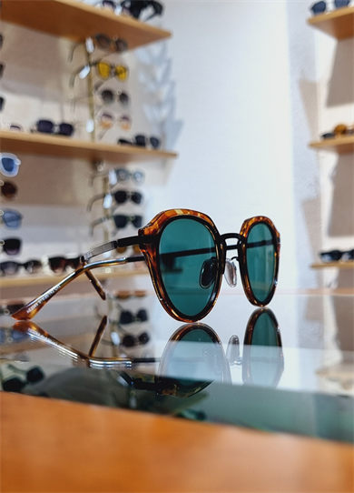 Dante Tasarım Orange Desenli Yeşil Lens Güneş Gözlüğü