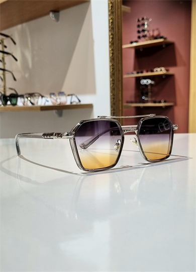 Denis Antrasit Çerçeve Renkli Lens Güneş Gözlüğü