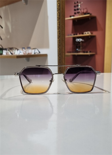 Denis Antrasit Çerçeve Renkli Lens Güneş Gözlüğü