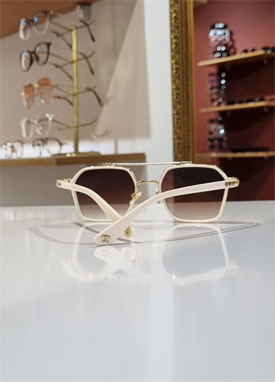 Denis Krem Çerçeve Kahve Lens Güneş Gözlüğü