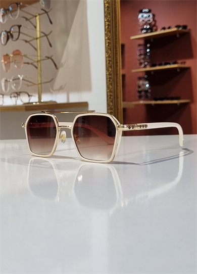 Denis Krem Çerçeve Kahve Lens Güneş Gözlüğü