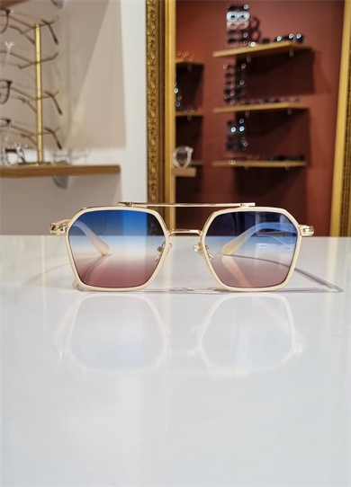 Denis Mavi kahve Lens Bej Güneş Gözlüğü