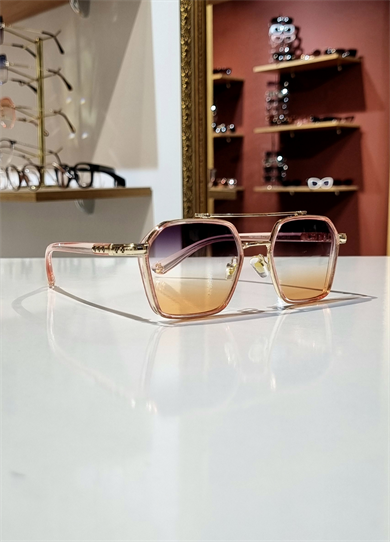 Denis Pembe Çerçeve Renkli Lens Güneş Gözlüğü