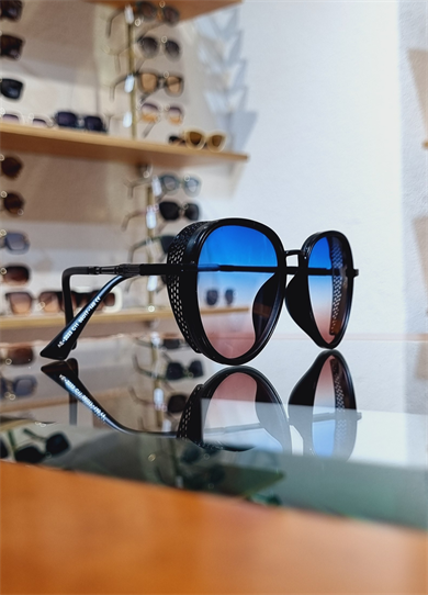 Felix Mavi Kahve Lens Siyah Çerçeve Güneş Gözlüğü