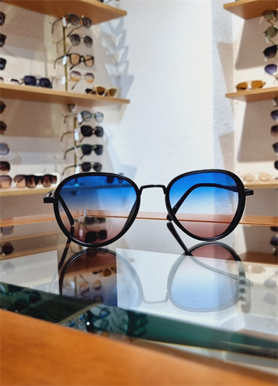 Felix Mavi Kahve Lens Siyah Çerçeve Güneş Gözlüğü