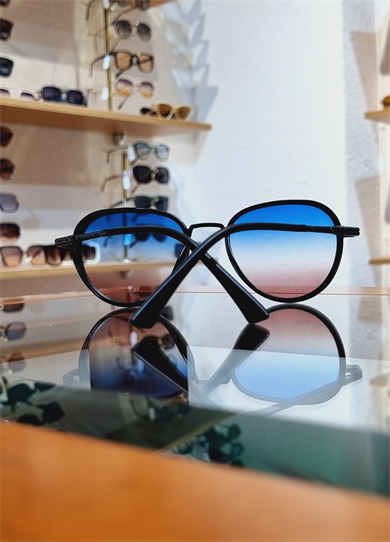 Felix Mavi Kahve Lens Siyah Çerçeve Güneş Gözlüğü
