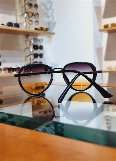 Felix Renkli Lens Siyah Çerçeve Güneş Gözlüğü