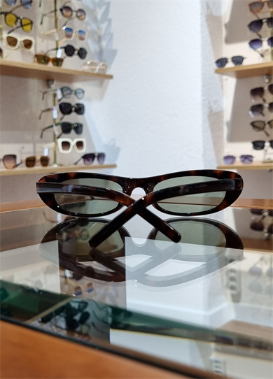 Flow Leopar Çerçeve Yeşil Lens Güneş Gözlüğü