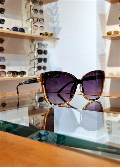 Glam Ekose Desenli Renkli Güneş Gözlüğü