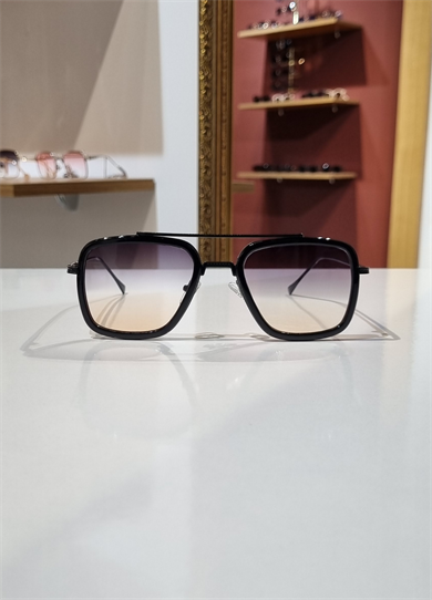 Hugo Siyah Çerçeve Sarı Çok Renkli Güneş Gözlüğü