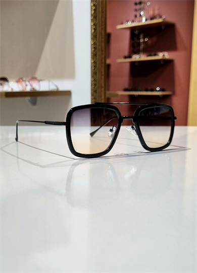 Hugo Siyah Çerçeve Sarı Çok Renkli Güneş Gözlüğü