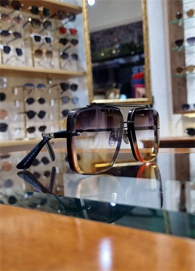 Hunter Mor Sarı Geçişli Antirefle Özellikli Güneş Gözlüğü