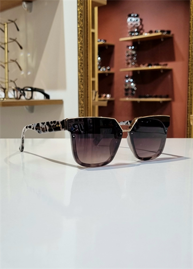 Kelly Gri Leopar Renkli Güneş Gözlüğü