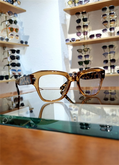 Loya Bal Leopar Renkli Mavi Işık Koruyucu Gözlük