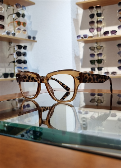 Loya Bal Leopar Renkli Mavi Işık Koruyucu Gözlük