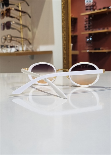 Martine Beyaz Renkli Lens Güneş Gözlüğü