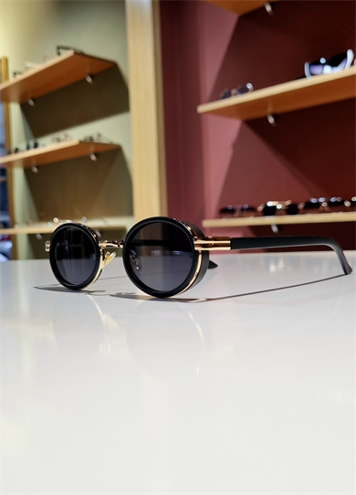 Martine Gold Black Colored Güneş Gözlüğü