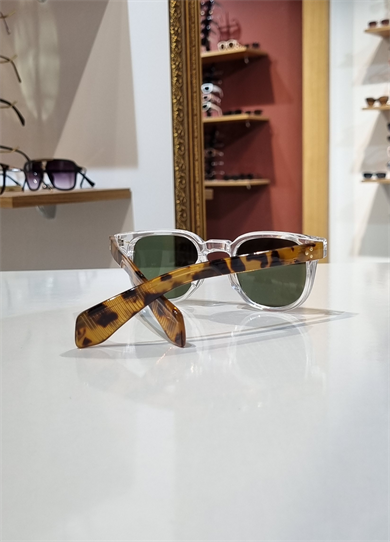 New Boss Yeşil Leopar Güneş Gözlüğü