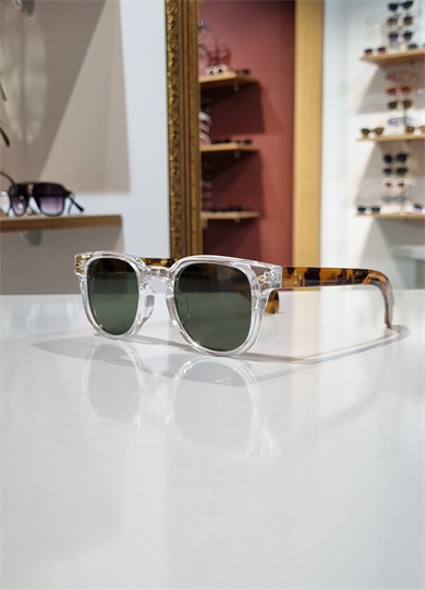 New Boss Yeşil Leopar Güneş Gözlüğü