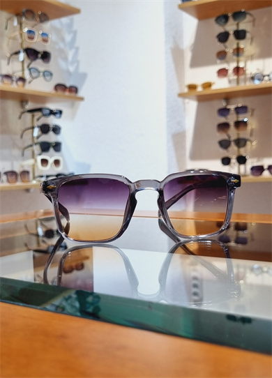 Paris Gri Çerçeve Renkli Lens Güneş Gözlüğü