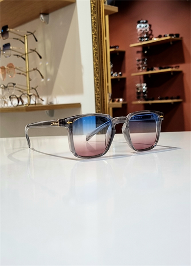 Paris Mavi Kahve Lens Gri Çerçeve Güneş Gözlüğü