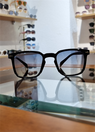 Paris New Siyah Çerçeve Mavi Lens Güneş Gözlüğü