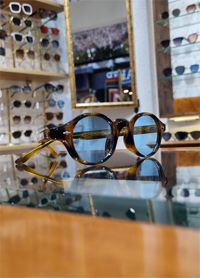 Venezia Kaplumbağa Desen Mavi Cam Güneş Gözlüğü