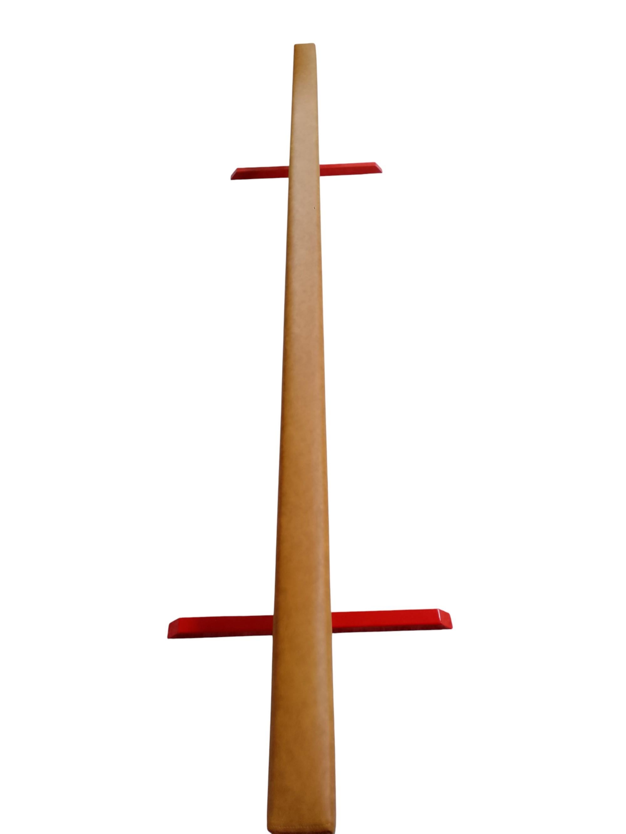 200 cm. Kısa Sabit Ayaklı Ahşap Denge Aleti