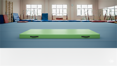 Cimnastik Puf Minderi 120x240x10 Cm