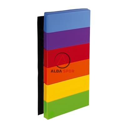 Gökkuşağı Desenli Duvar Güvenlik Minderi