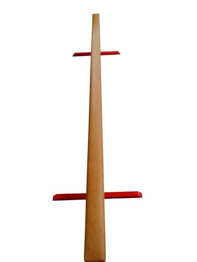 200 cm. Kısa Sabit Ayaklı Ahşap Denge Aleti