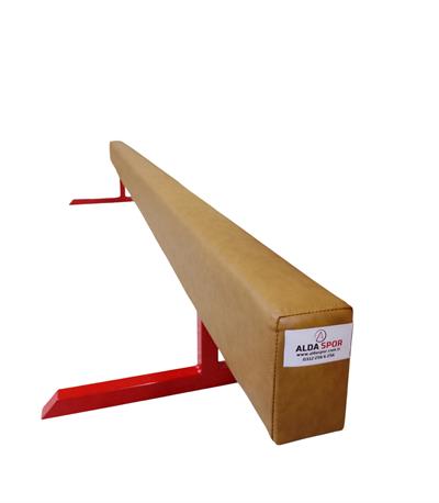 200 cm. Kısa Sabit Ayaklı Ahşap Denge Aleti