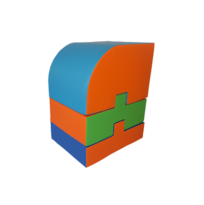 Sünger Atlama Masası 3 Parçalı Lego Tip