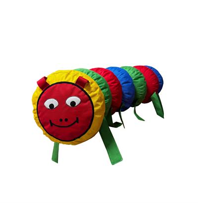 Tırtıl Minder 7 Parçalı Cırtlı