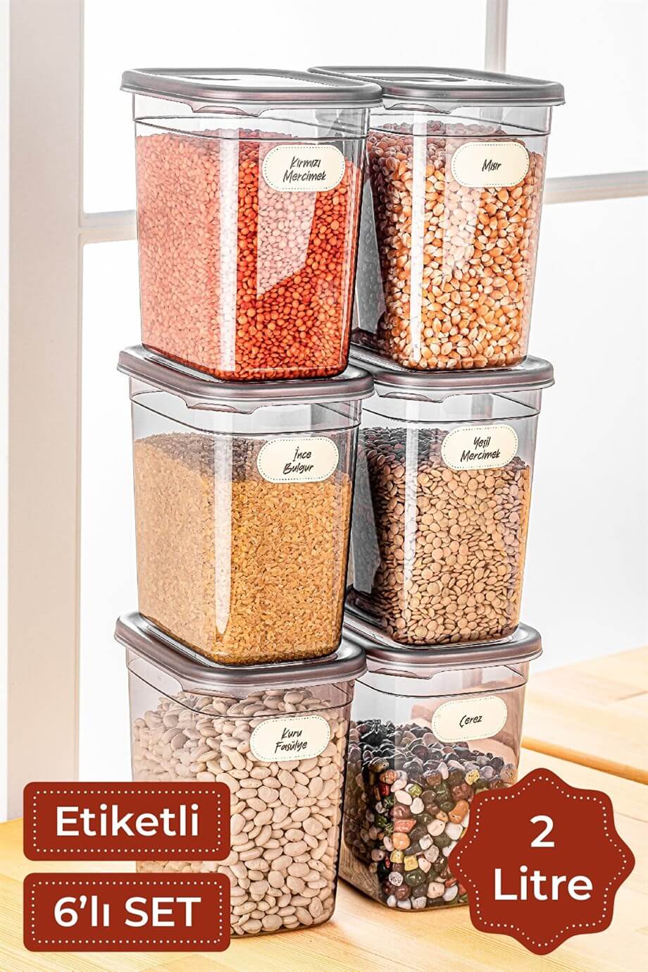 Mihel Pegi 6'lI 2LT Dikdörtgen Saklama KabıMİHEL