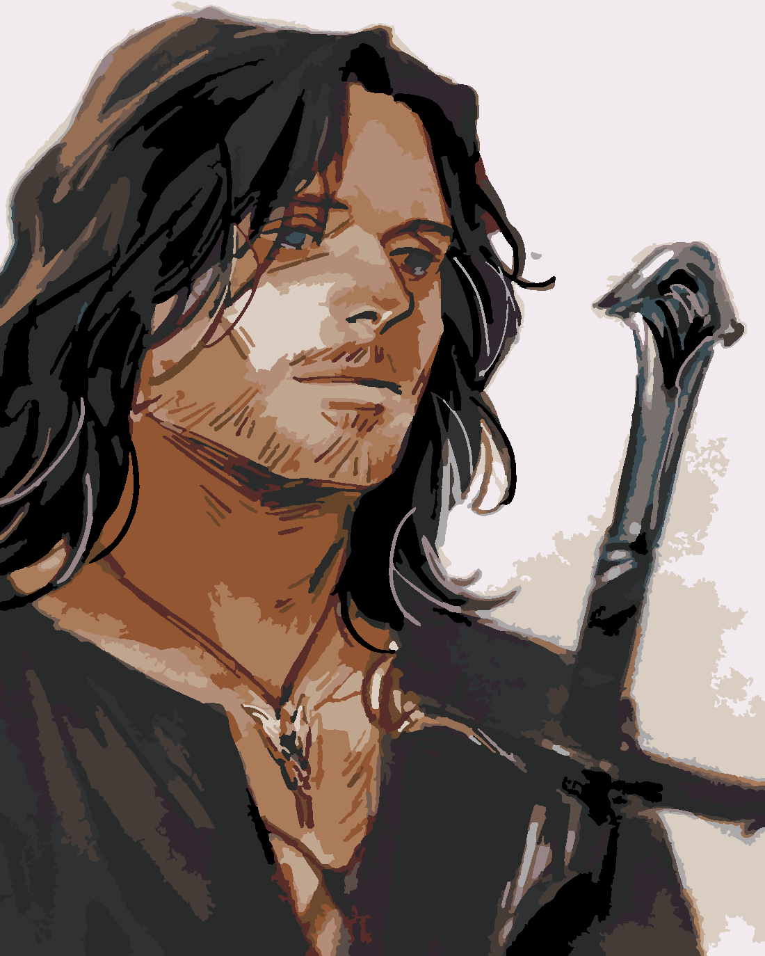 aragorn 2 Boyama Seti 40x50 cm (Tuvale Gerili)