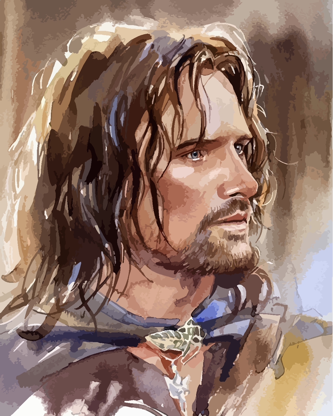 aragorn 3 Boyama Seti 40x50 cm (Tuvale Gerili)