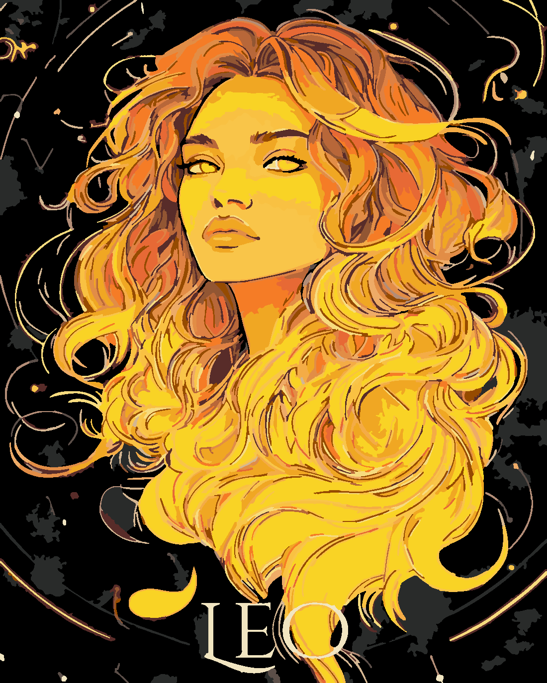 Aslan Burcu 2 Boyama Seti 40x50 cm (Tuvale Gerili)