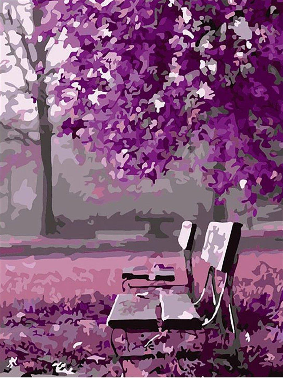 Bank Sanat Sayılarla Boyama Seti 40x50 cm (Tuvale Gerili)