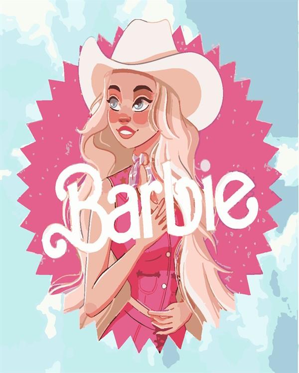 Barbiee Sayılarla Boyama Seti (Tuvale Gerili)