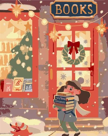 Books Sayılarla Boyama Seti( Tuval Şasesine Gerili)