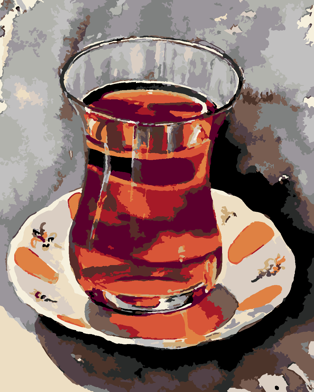 ÇAYSAMAK Boyama Seti 40x50 cm (Tuvale Gerili)